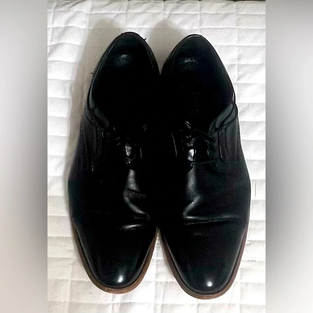 Stacy Adam Black Oxford Lace -Up Dress Shoe Size 9M